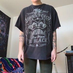 Johnny Cash band tee